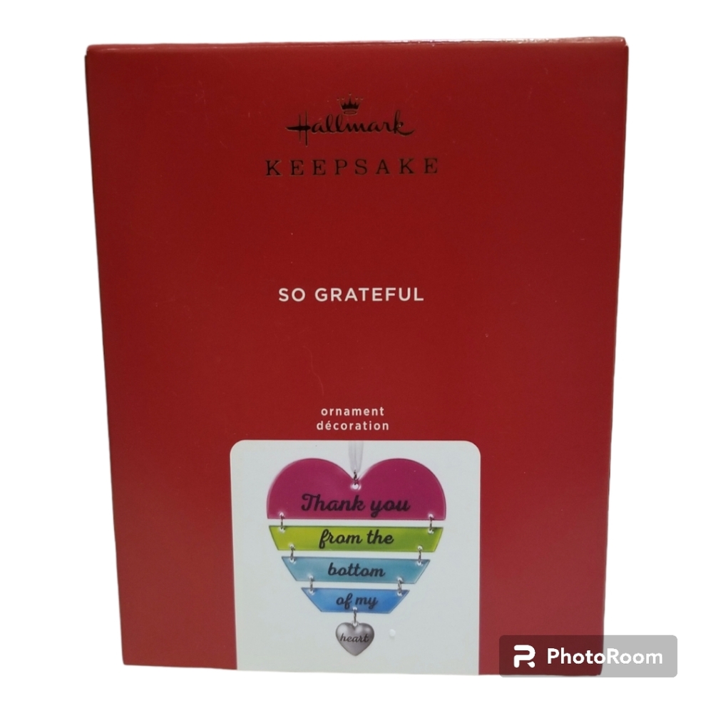 Hallmark Keepsake 2020 ornament So Grateful heart
